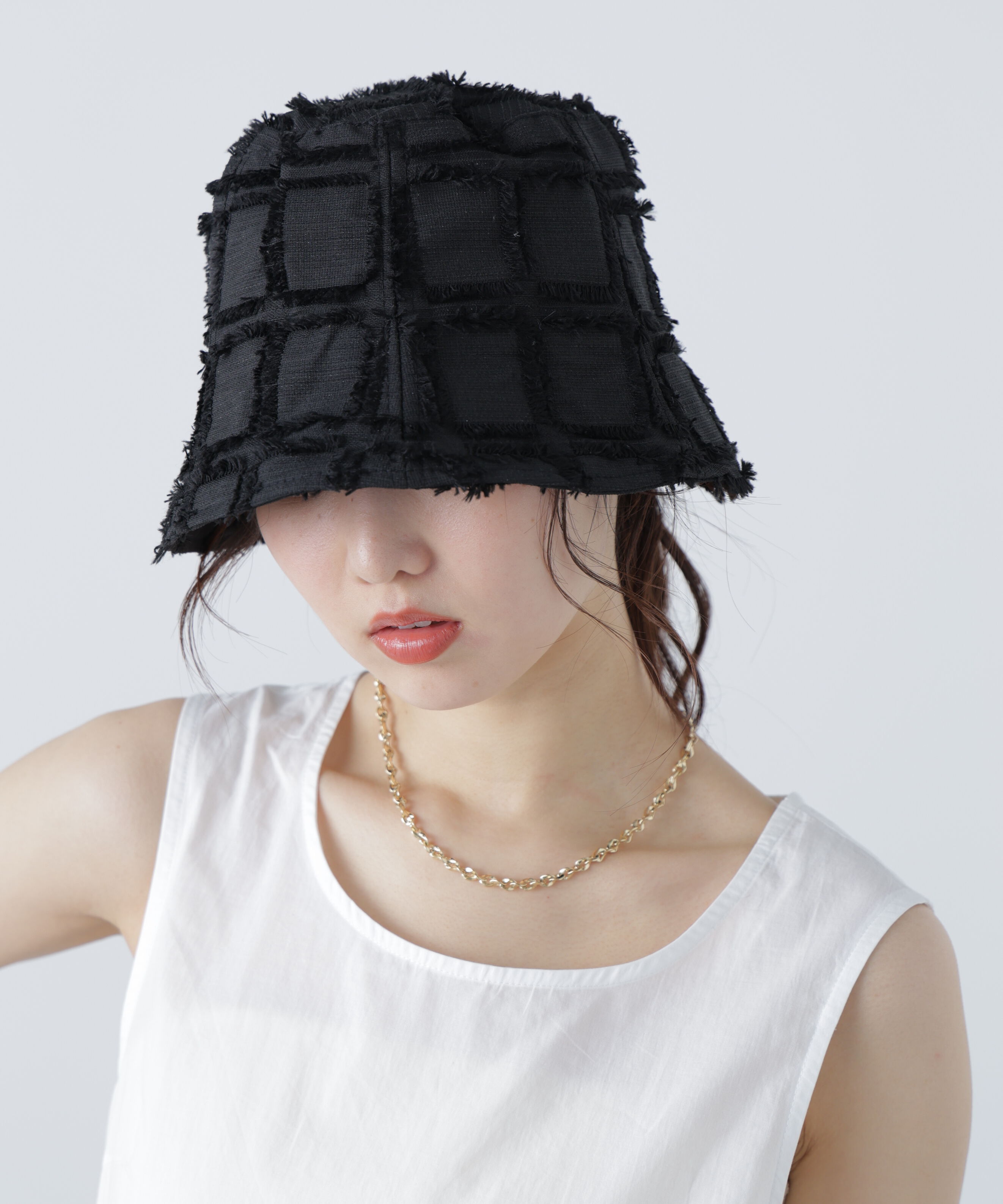  「スクエアフリンジハット」|ソックス|