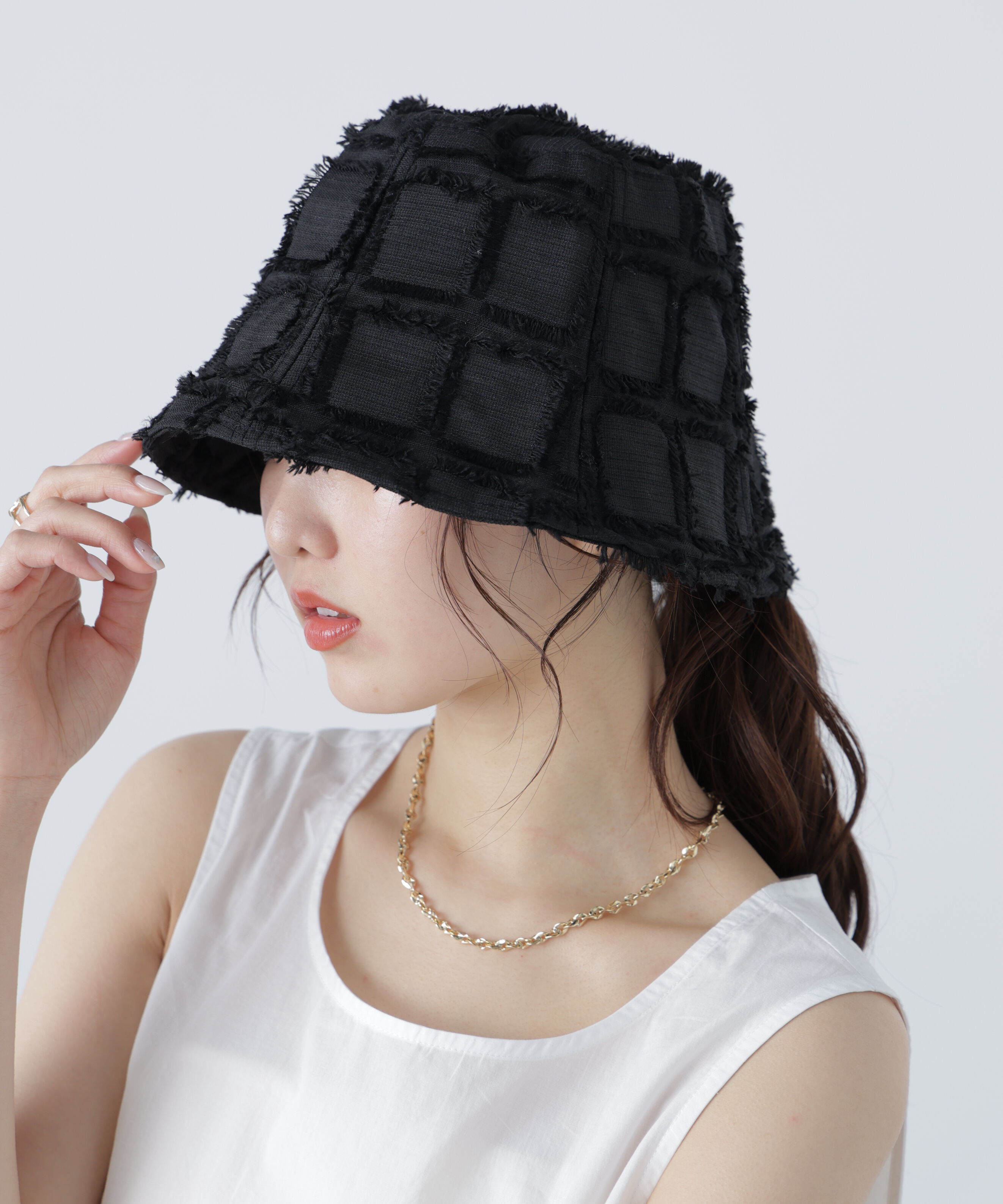  「スクエアフリンジハット」|ソックス|