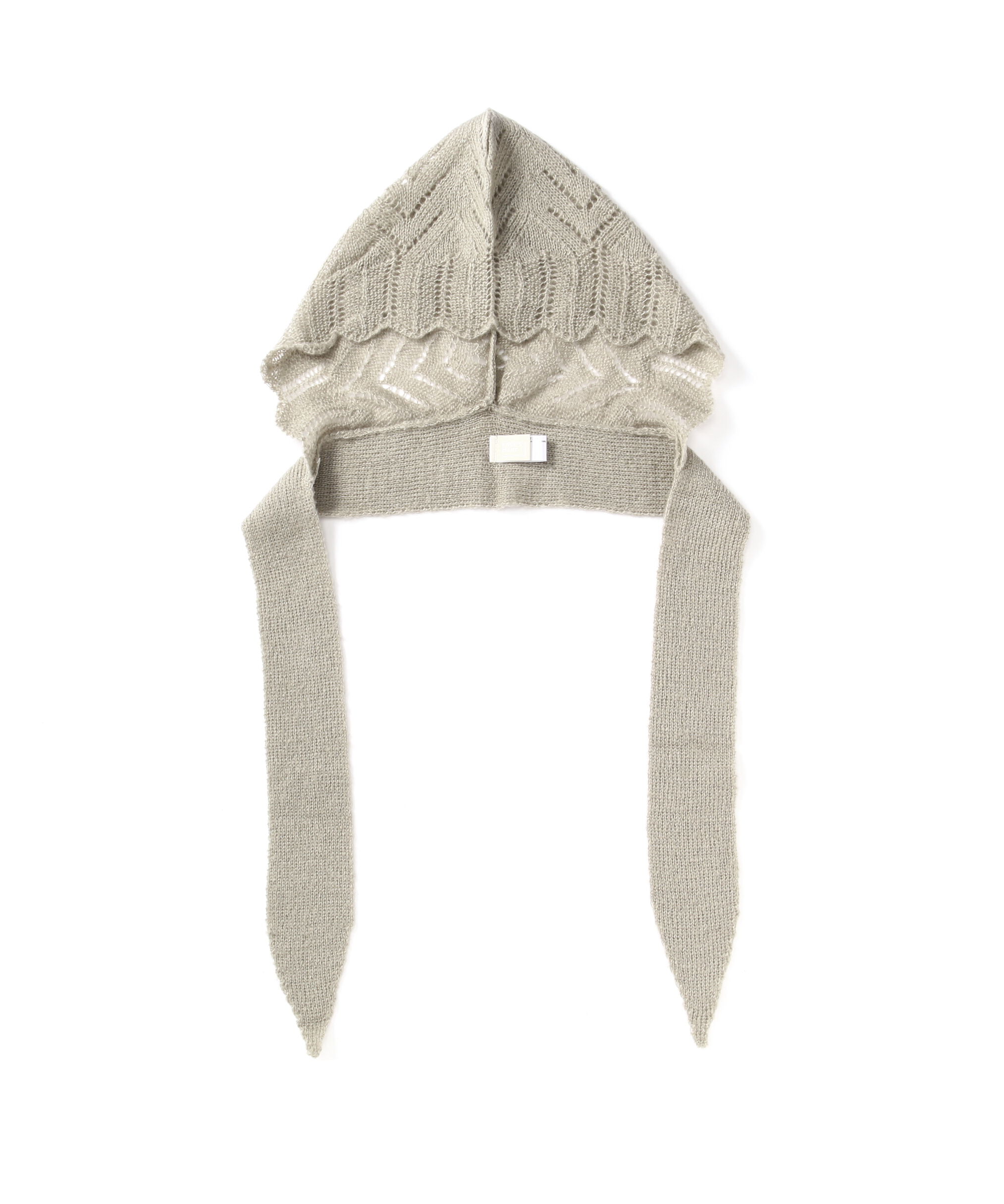  「透かし編みフードマフラー」|ソックス|