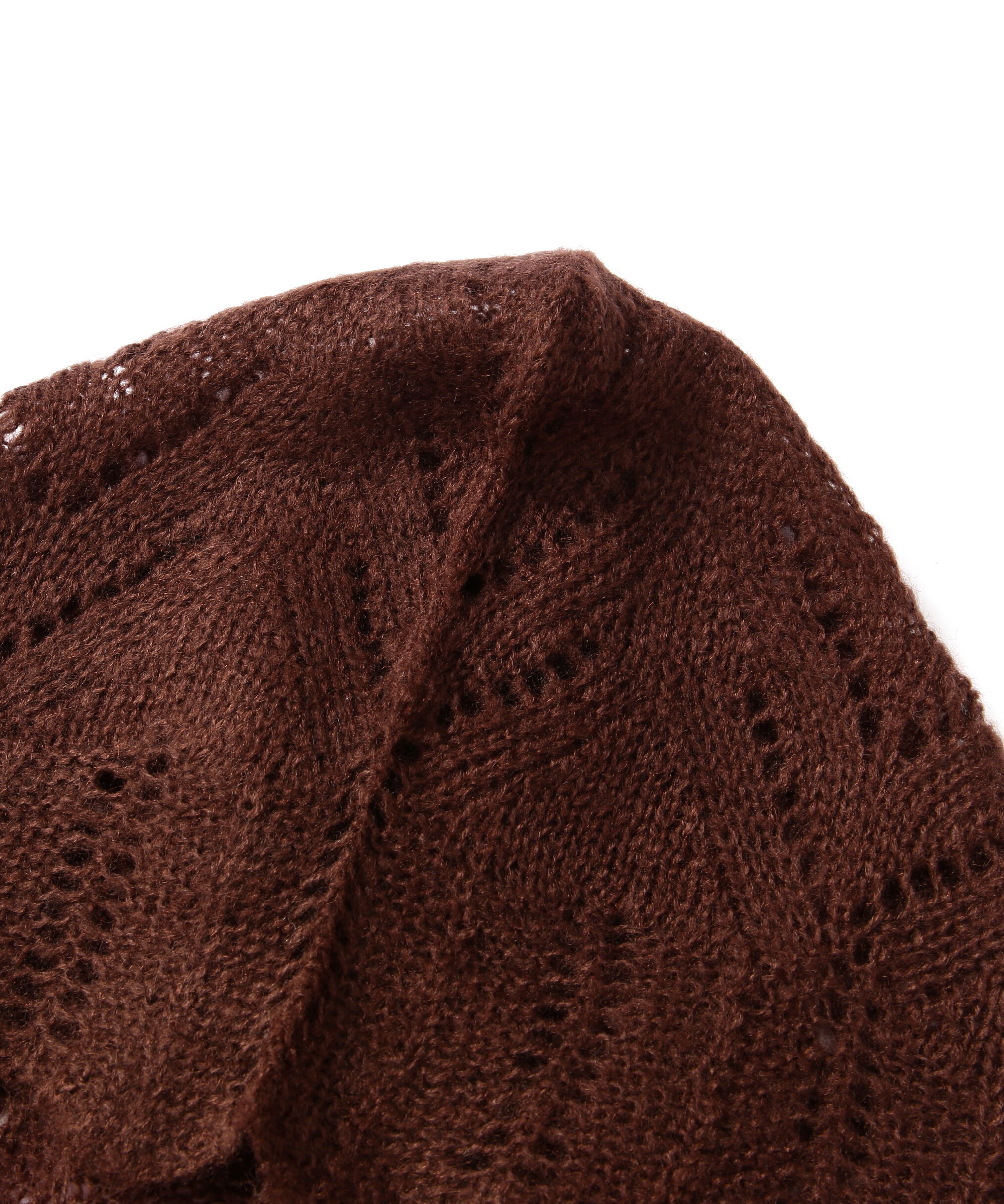  「透かし編みフードマフラー」|ソックス|