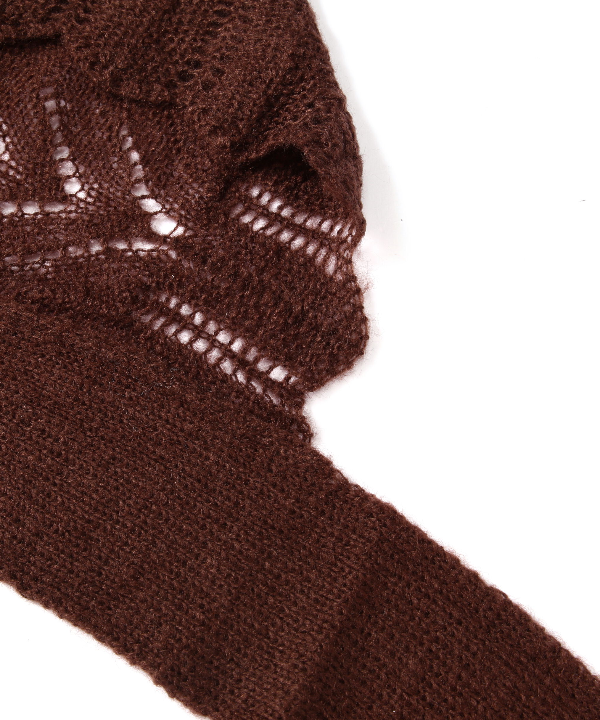  「透かし編みフードマフラー」|ソックス|