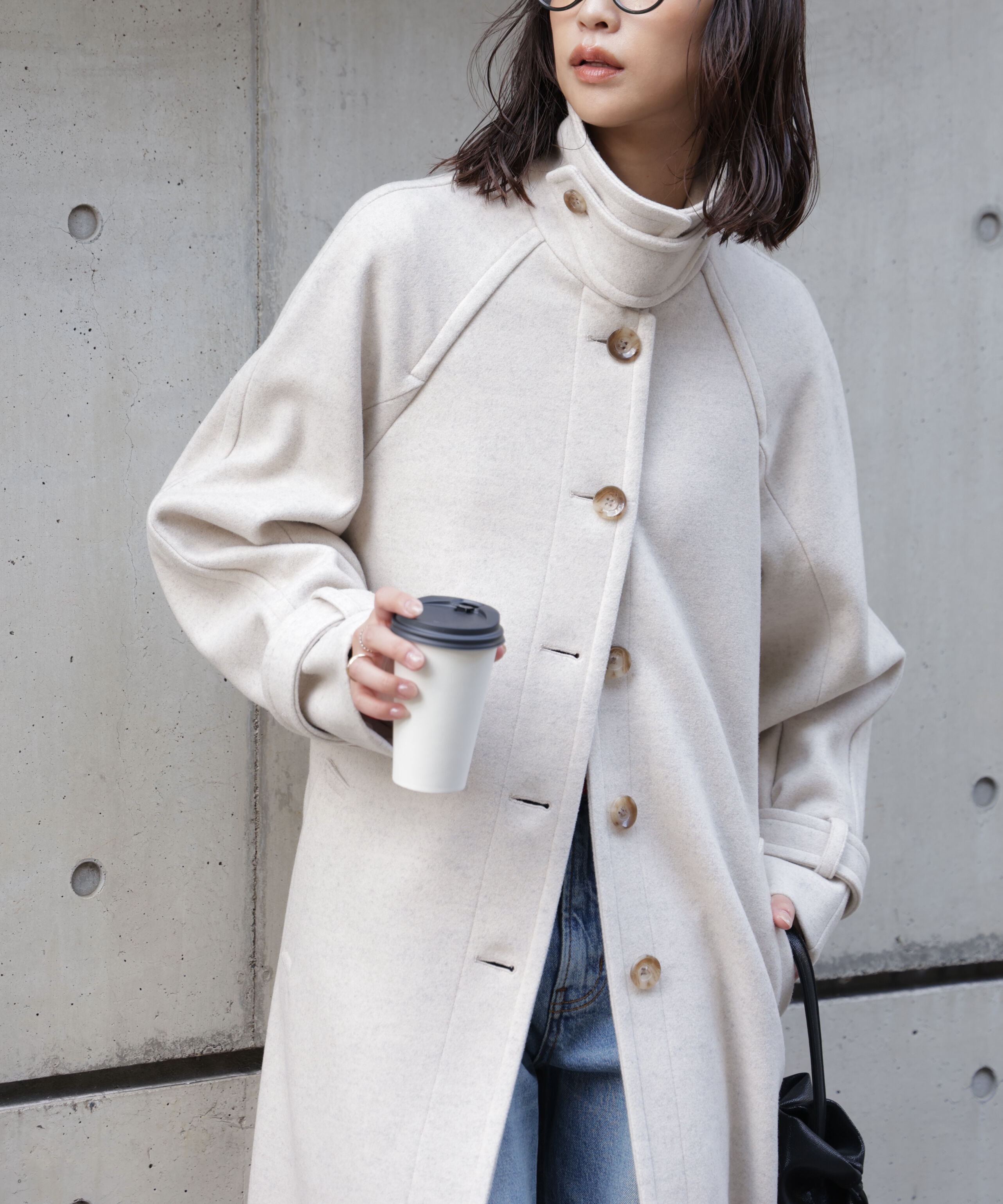  「2wayステンカラーロングコート」|その他|オフ11