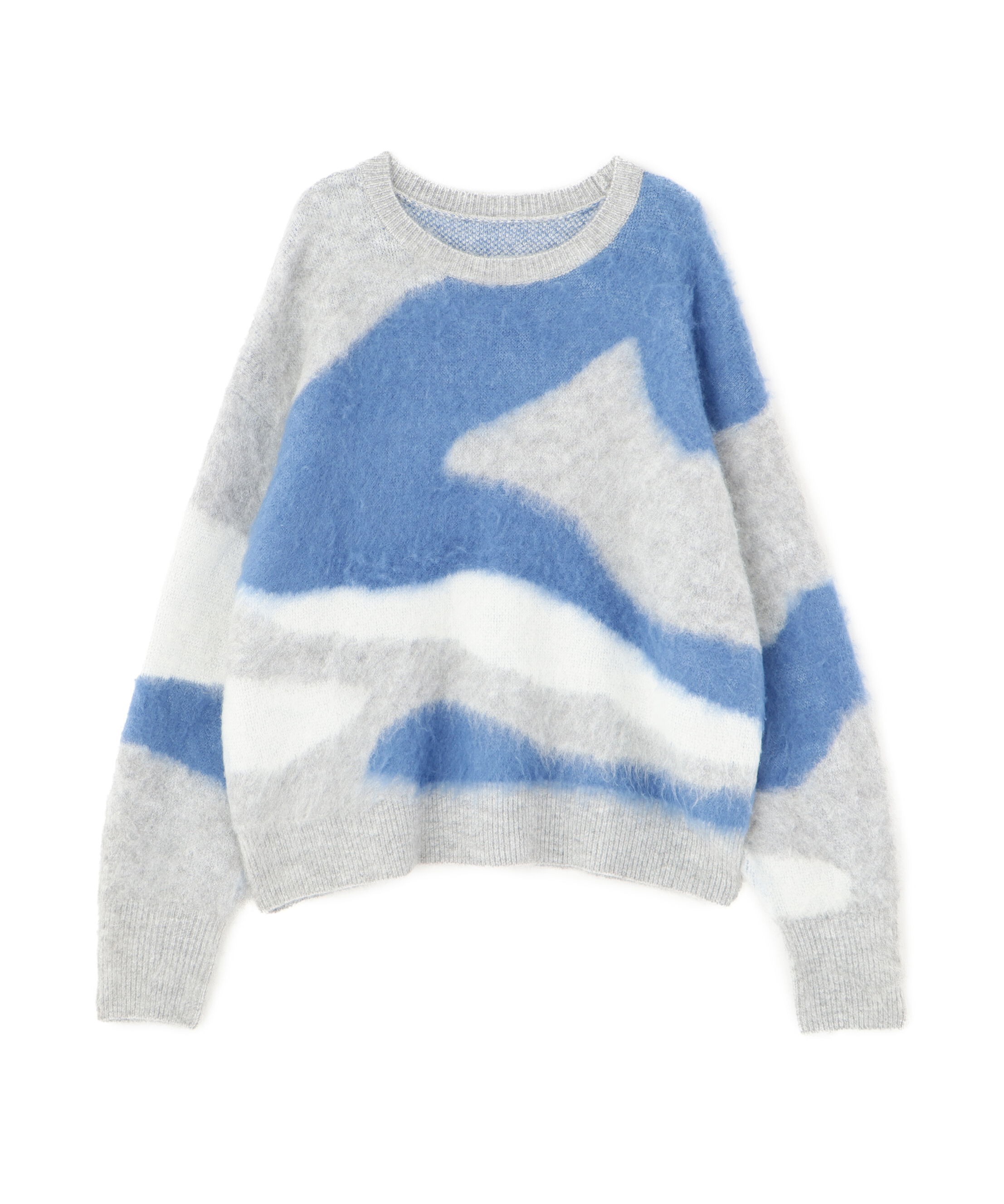  「起毛ニュアンス柄ニット」|ニット・セーター|