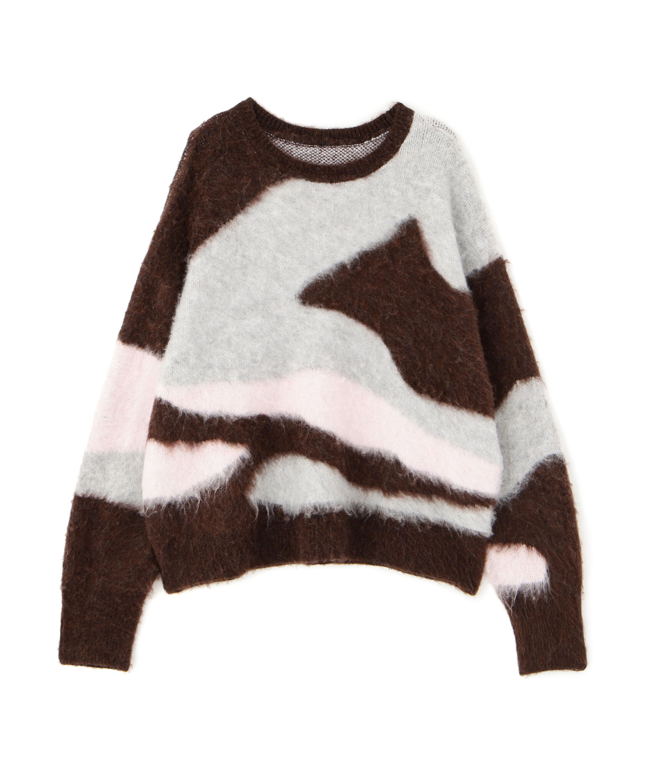  「起毛ニュアンス柄ニット」|ニット・セーター|