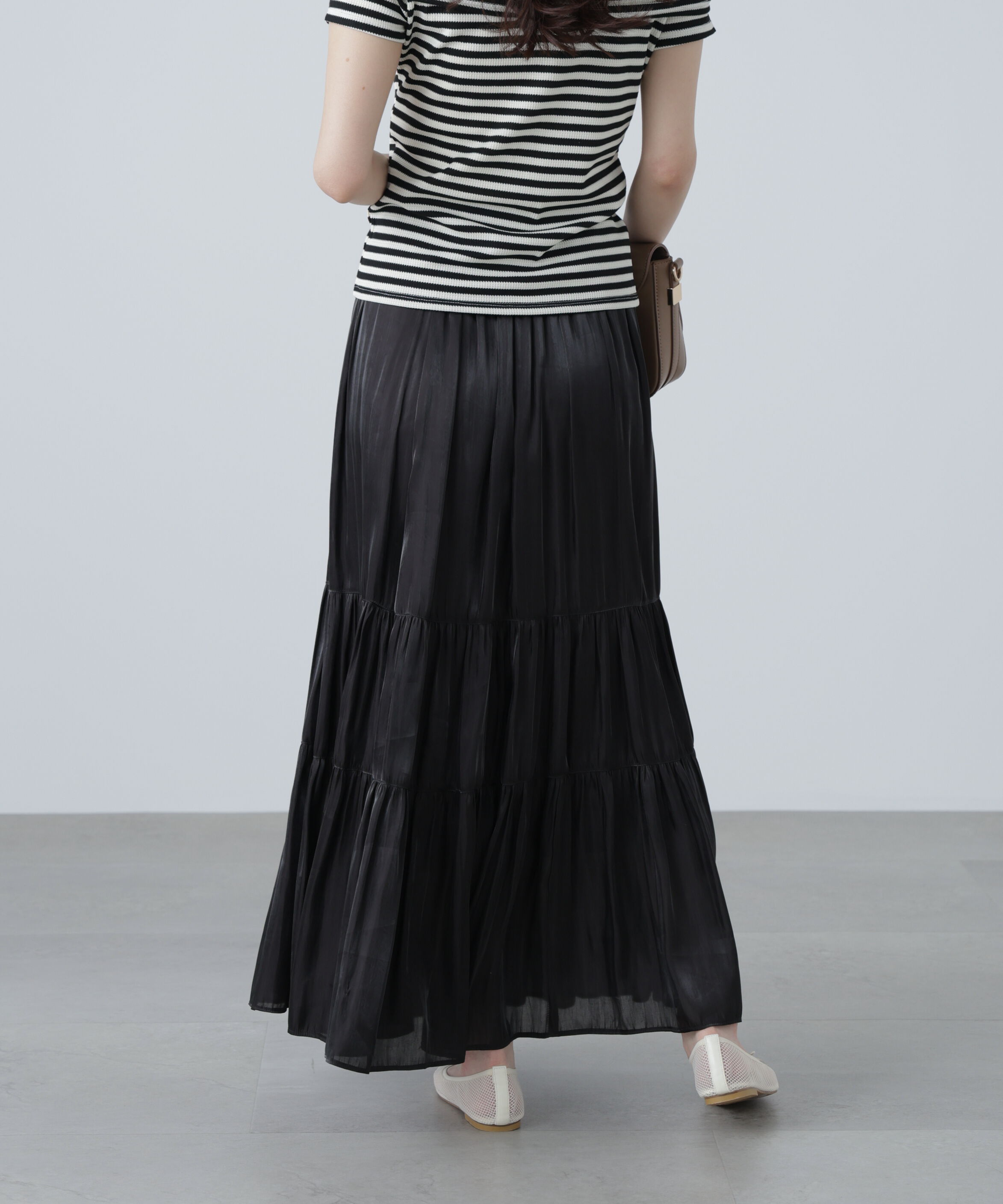  「シャイニーティアードスカート」|スカート|