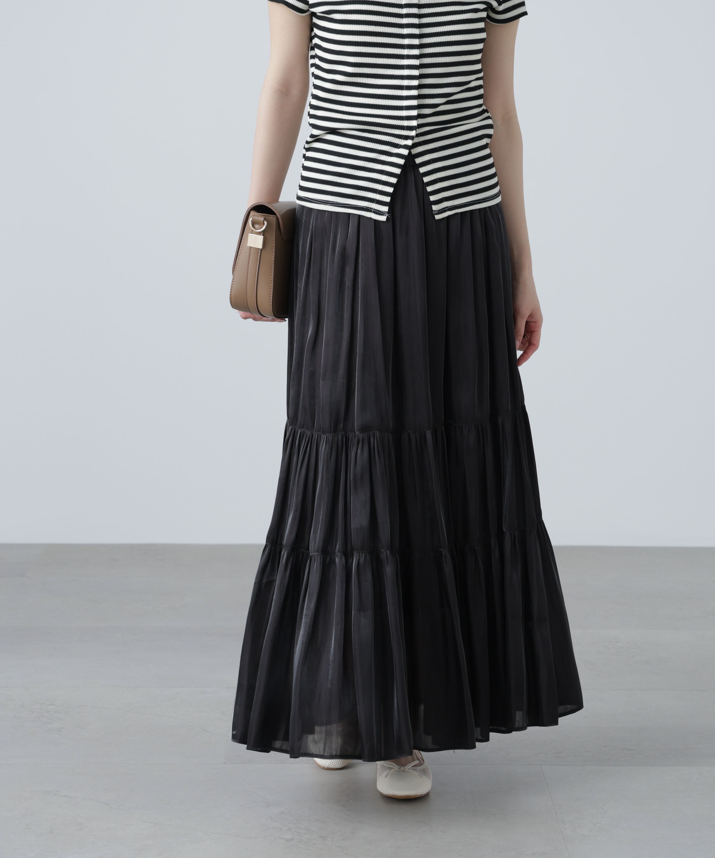  「シャイニーティアードスカート」|スカート|