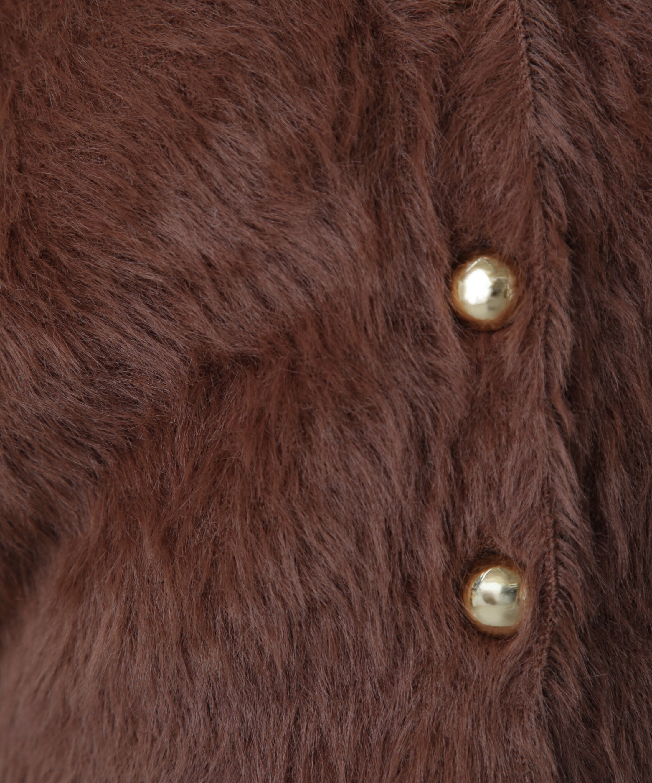  「金ボタンロングシャギーニットカーディガン〈ＭＦＭ〉」|ニット・セーター|