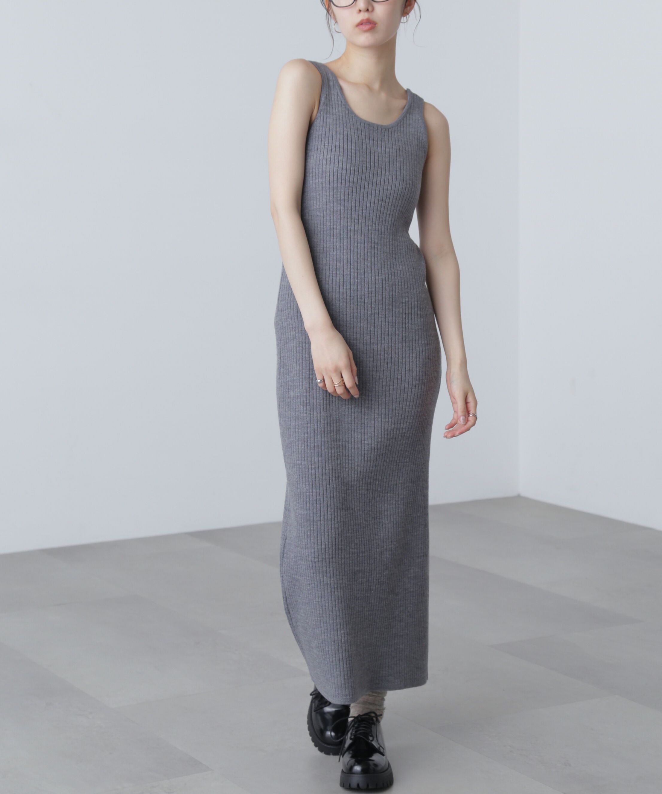  「ドロストリブニットセットアップ」|ワンピース|