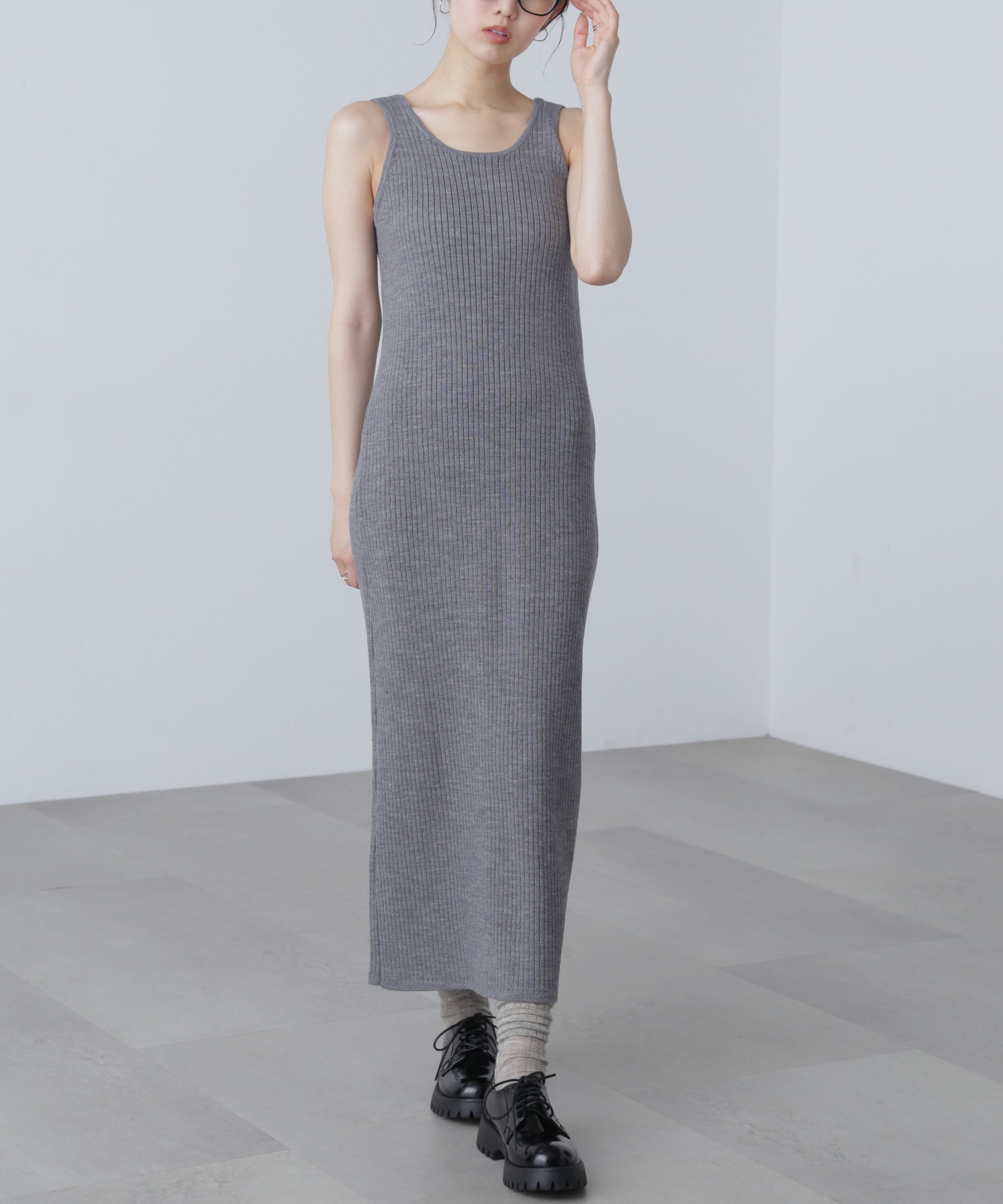  「ドロストリブニットセットアップ」|ワンピース|