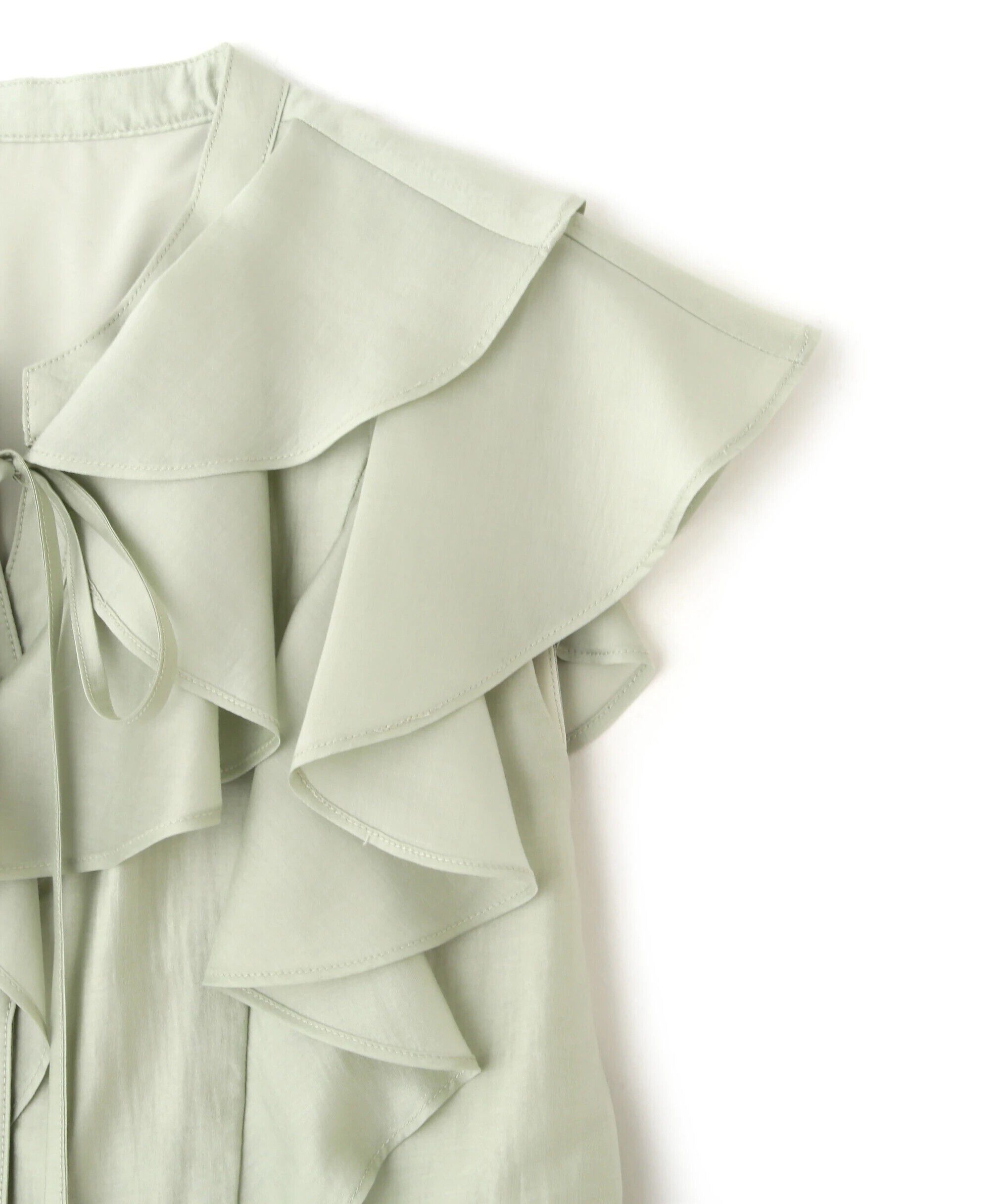  「ペプラムラッフルブラウス」|シャツ・ブラウス|