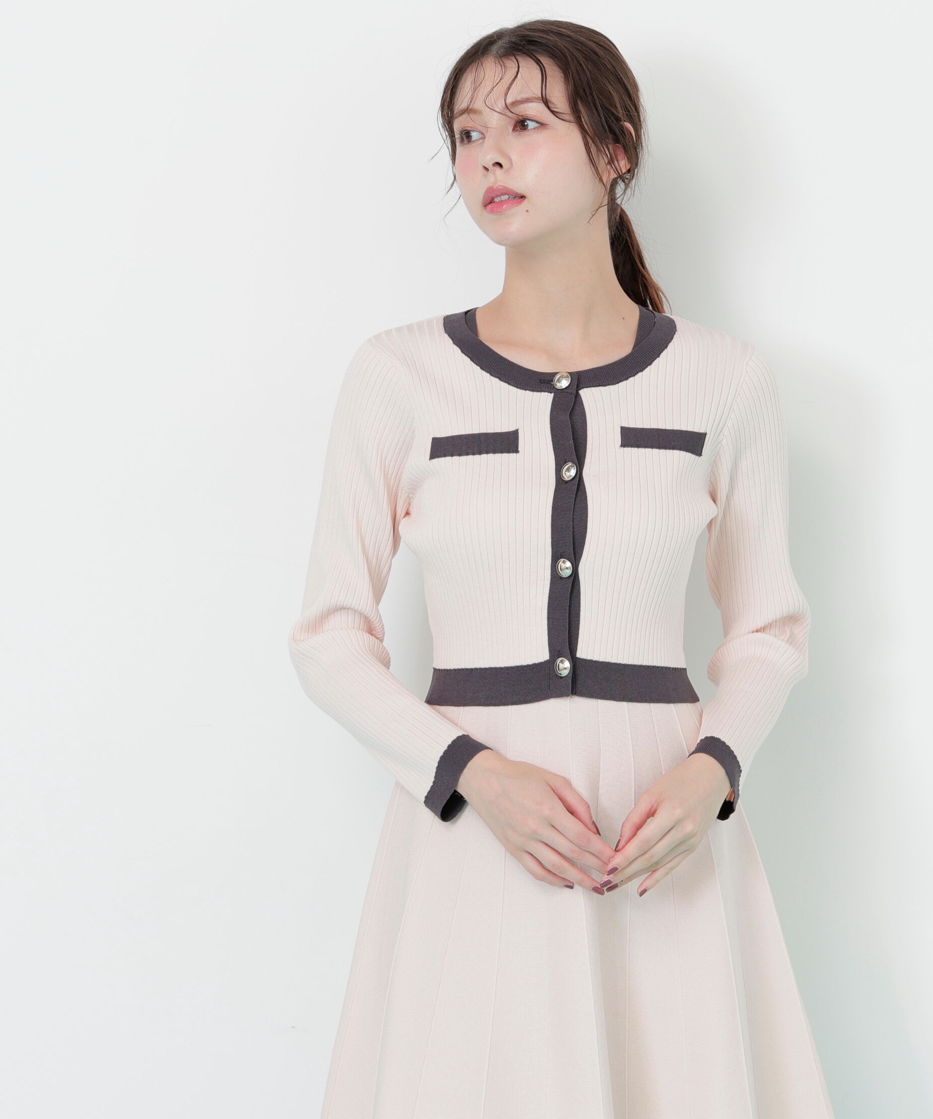  「ビッグリボンニットアップ」|ワンピース|