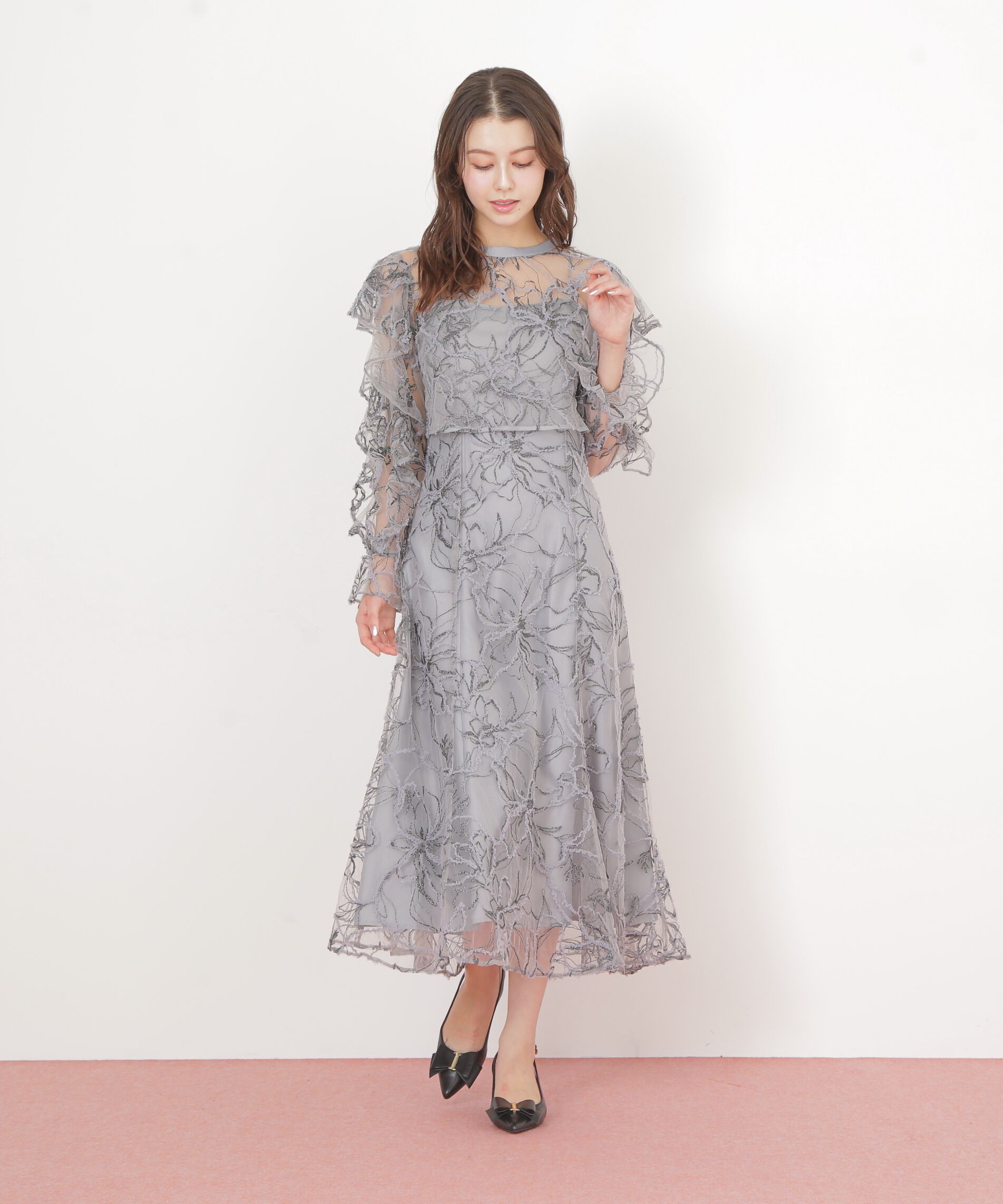  「フェザーレース2ピースワンピース」|ワンピース|