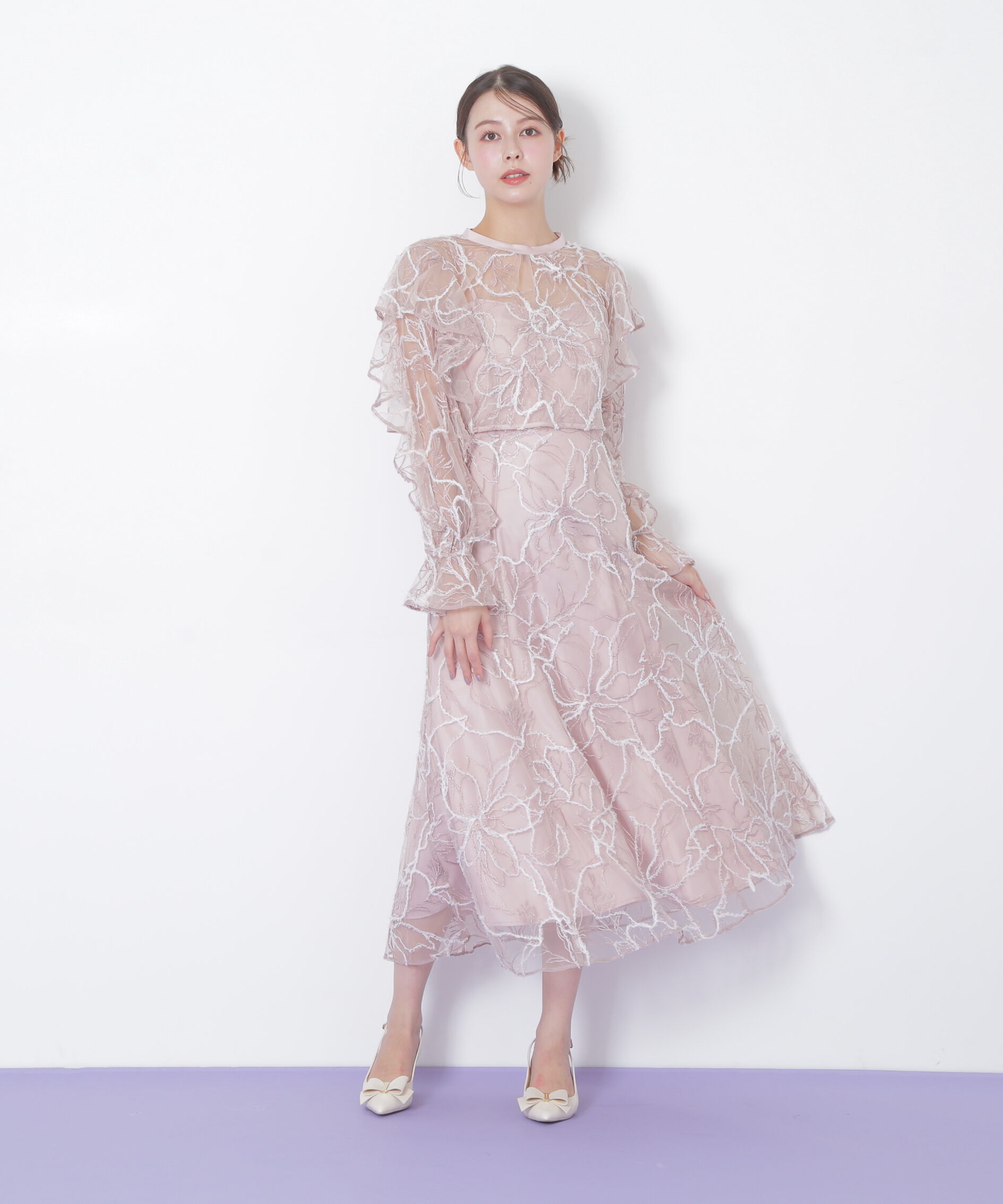  「フェザーレース2ピースワンピース」|ワンピース|