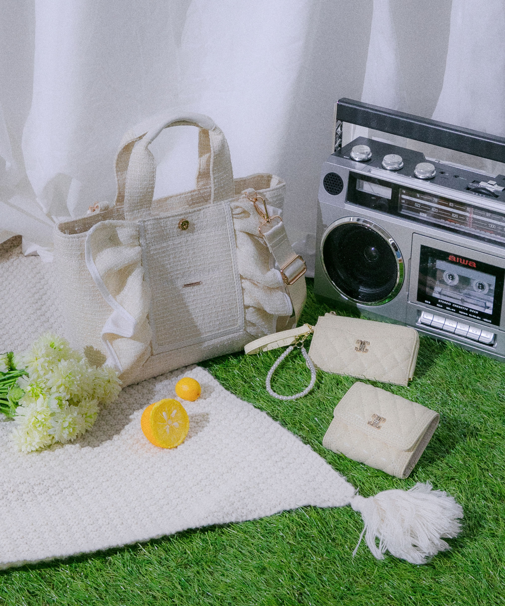  「リンクJクラシカルキルトミニウォレット」|財布|