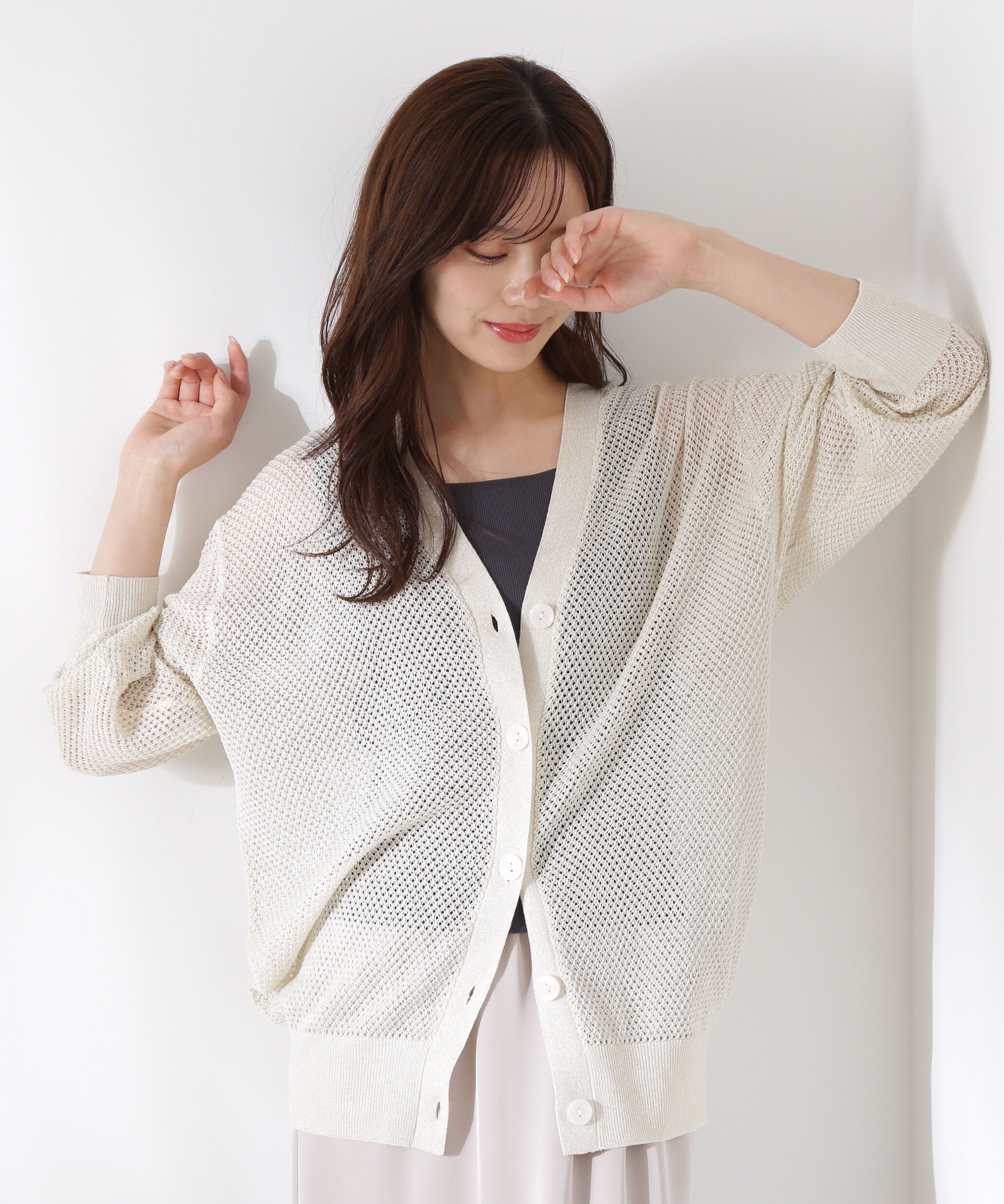 PROPORTION BODY DRESSING「《EDIT COLOGNE》ルーズカーディガン」|カーディガン|