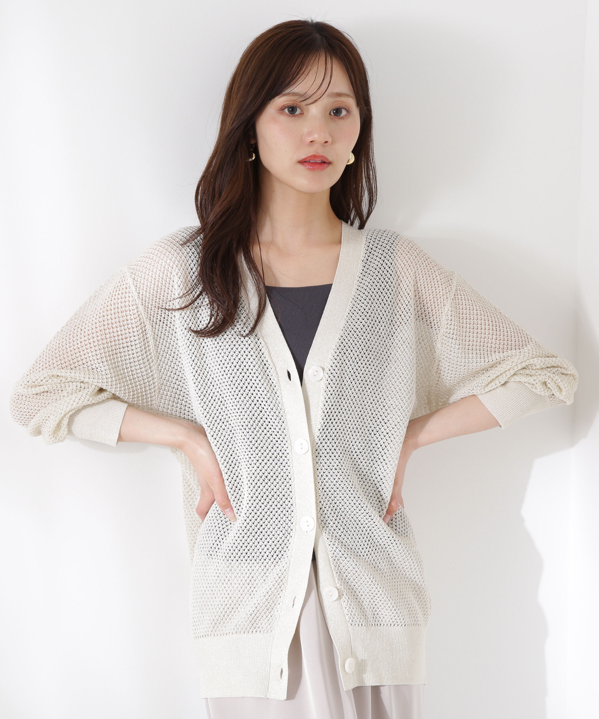 PROPORTION BODY DRESSING「《EDIT COLOGNE》ルーズカーディガン」|カーディガン|