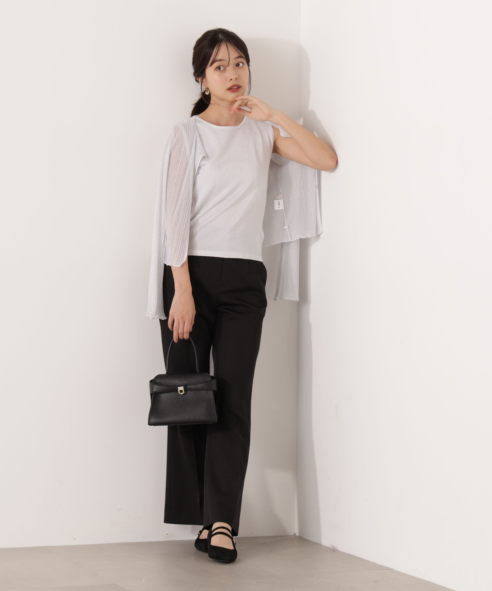 PROPORTION BODY DRESSING「シアーリブニットアンサンブル」|ニット・セーター|