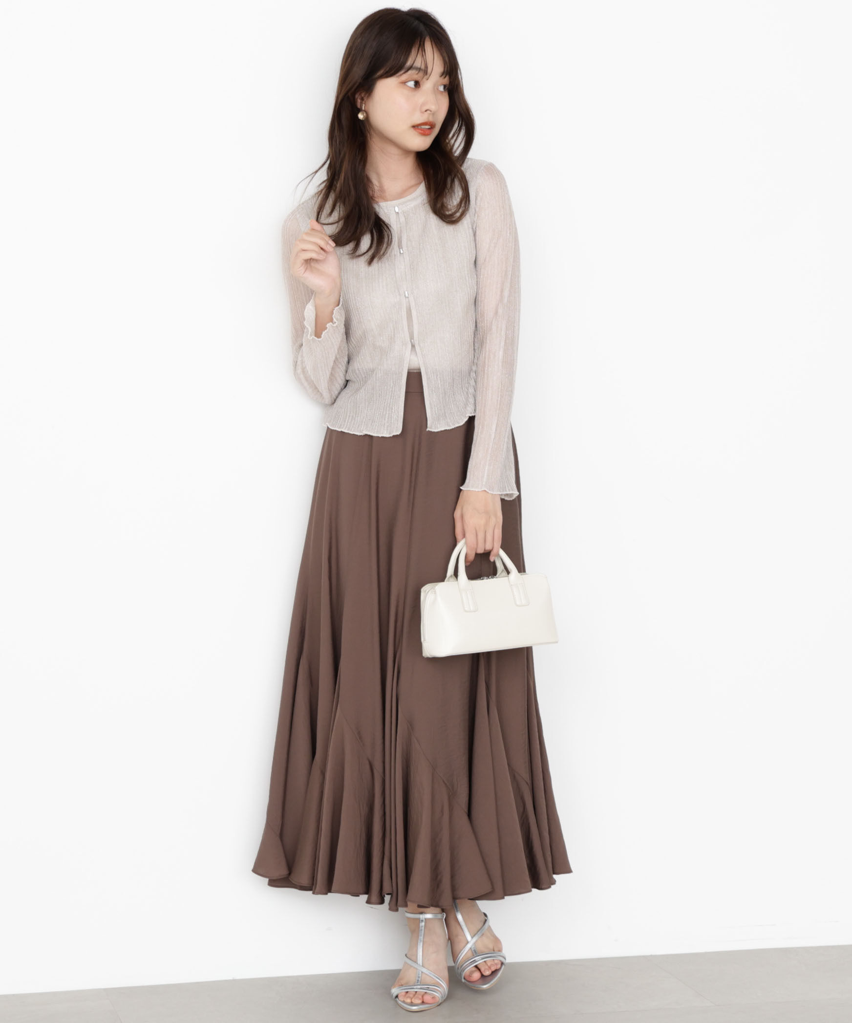 PROPORTION BODY DRESSING「シアーリブニットアンサンブル」|ニット・セーター|