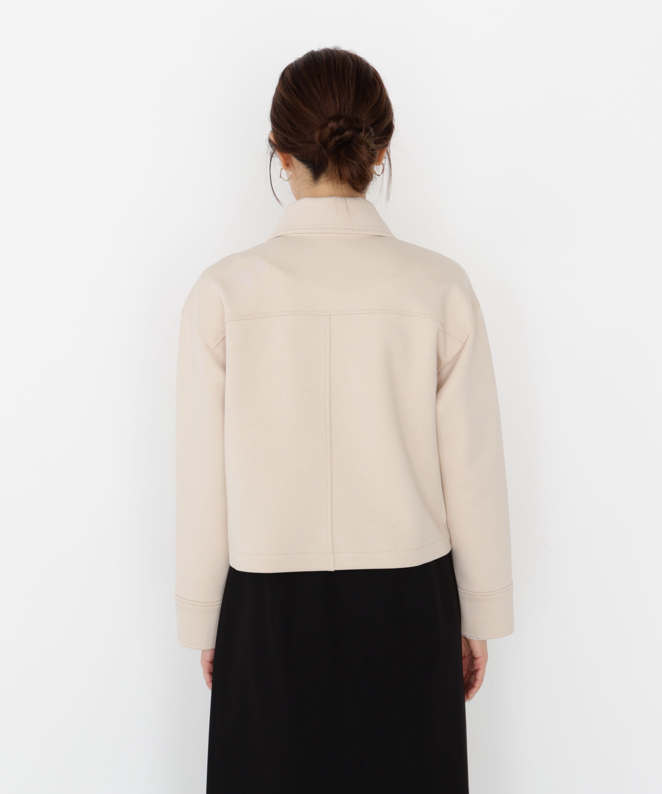 PROPORTION BODY DRESSING「襟付きジップカットジャケット 25AW」|ブルゾン・スタジャン|