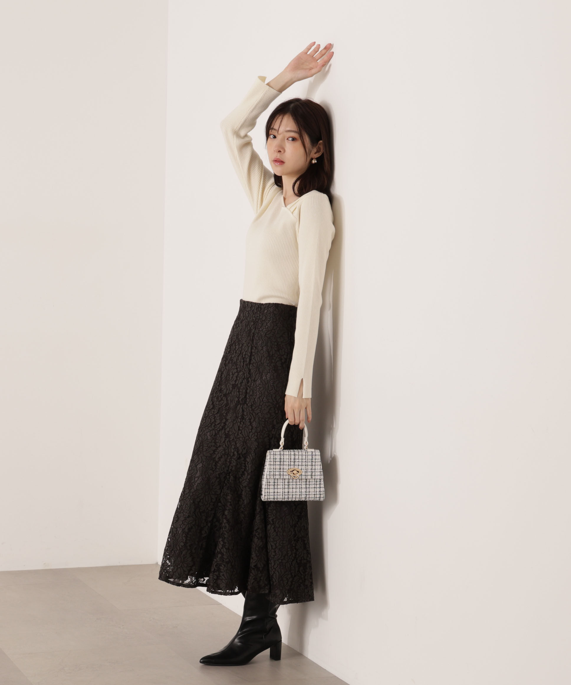 PROPORTION BODY DRESSING「レースマーメイドスカート 25AW」|スカート|