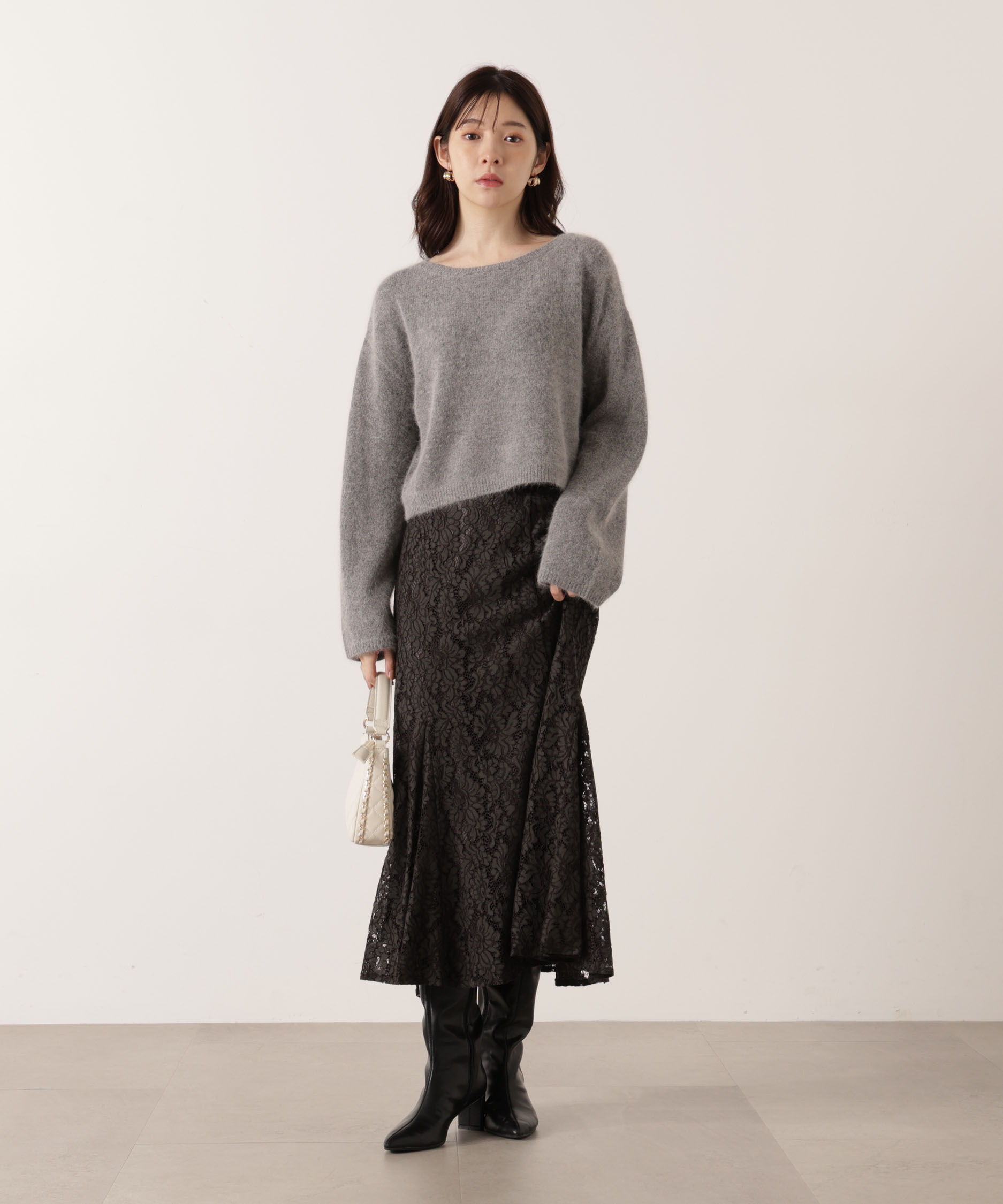 PROPORTION BODY DRESSING「レースマーメイドスカート 25AW」|スカート|