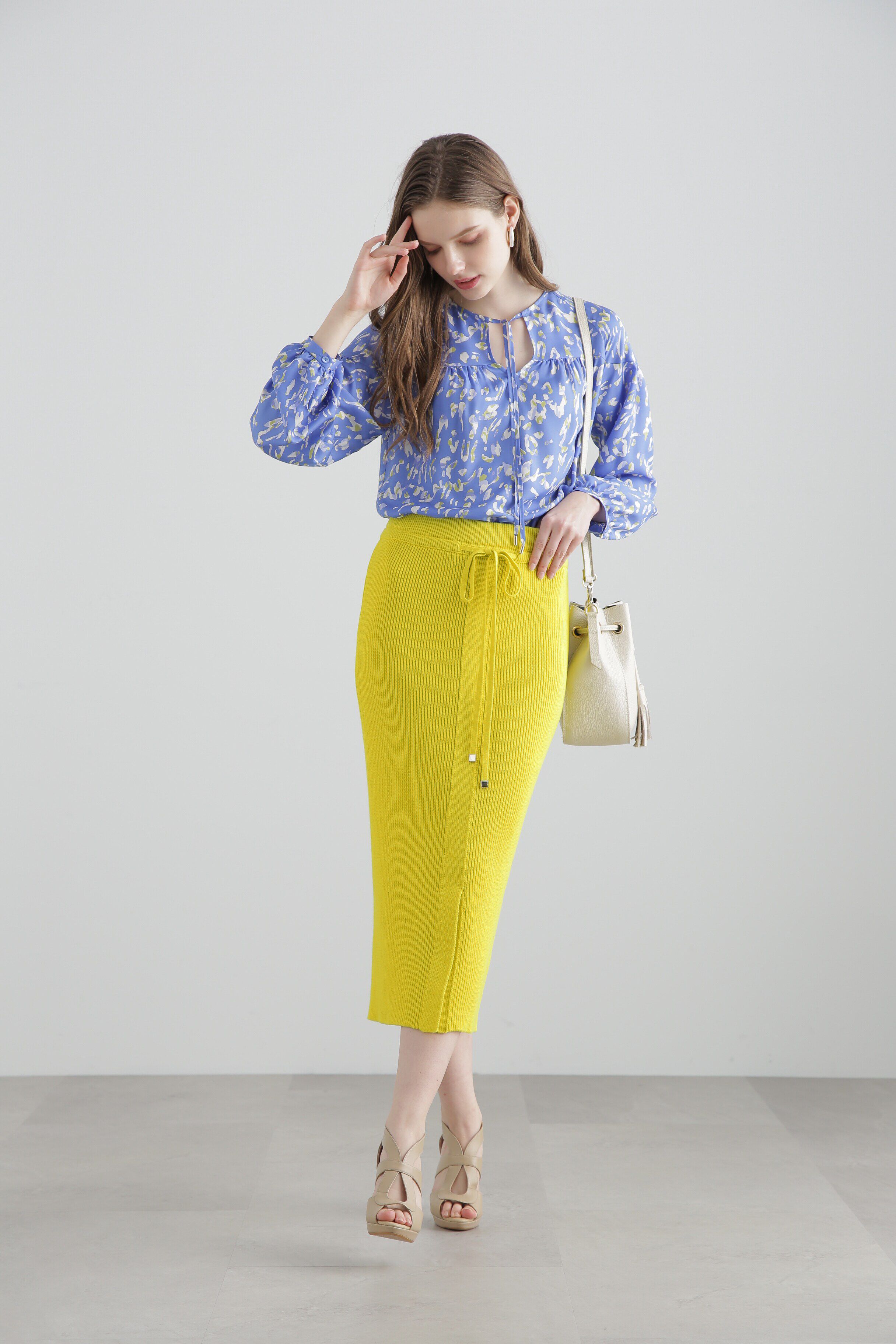  「◆ローゲージコットンアップスカート」|スカート|