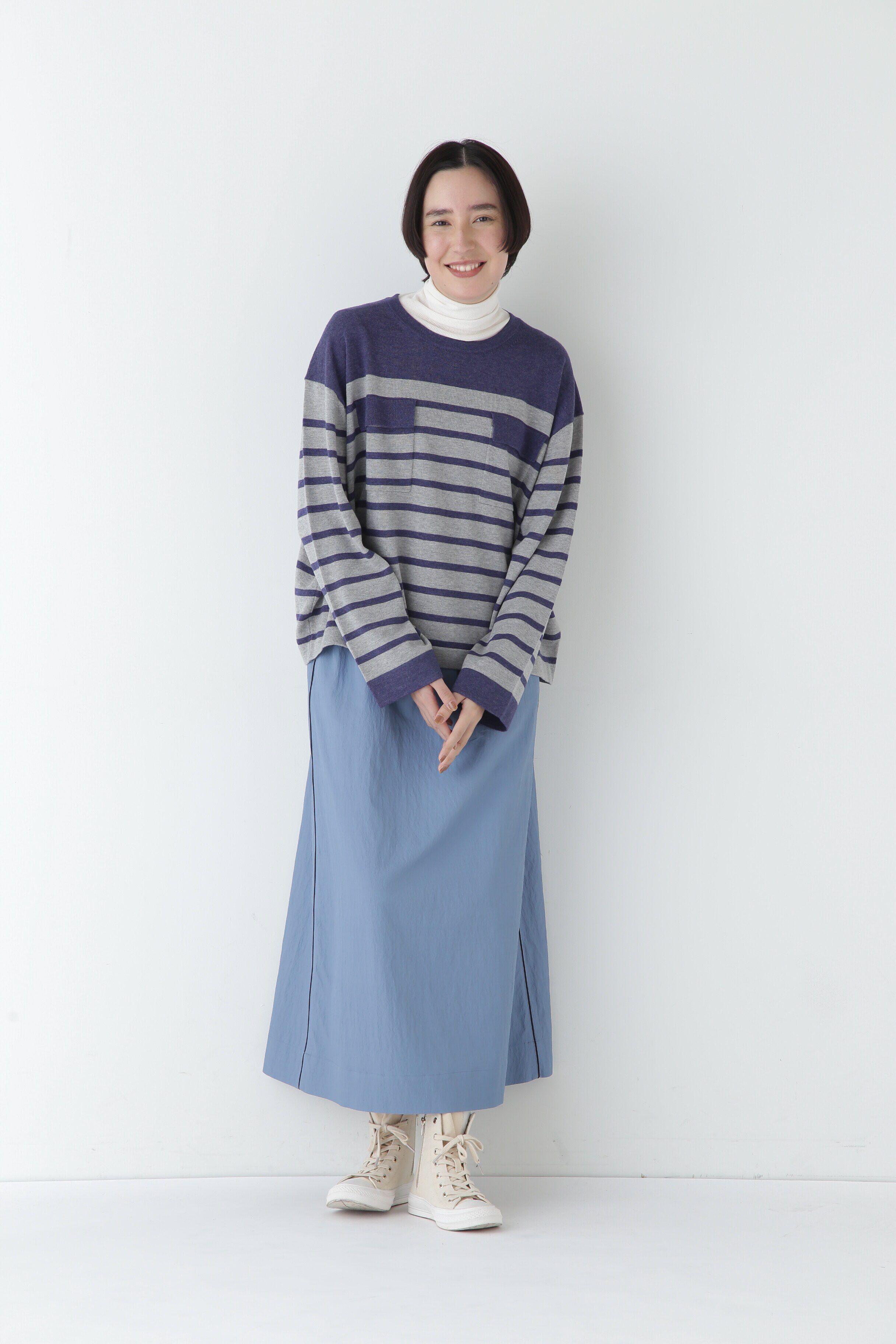  「◆シアータートルプルオーバー」|Tシャツ・カットソー|