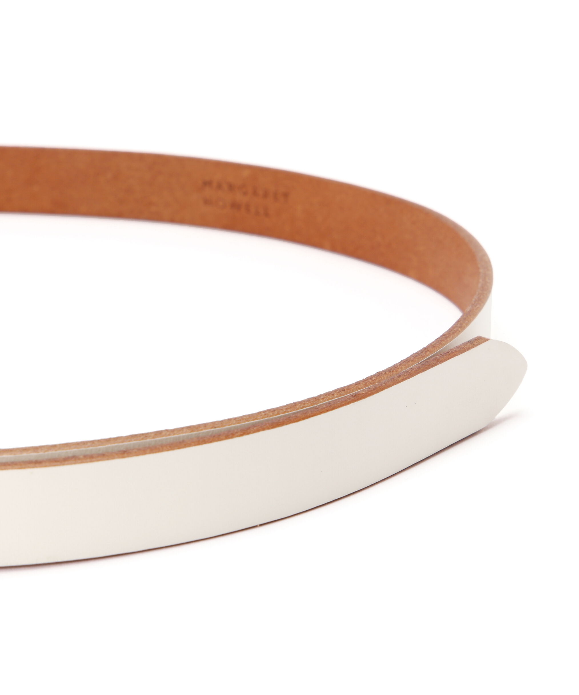  「WHITE LEATHER BELT」|ベルト|