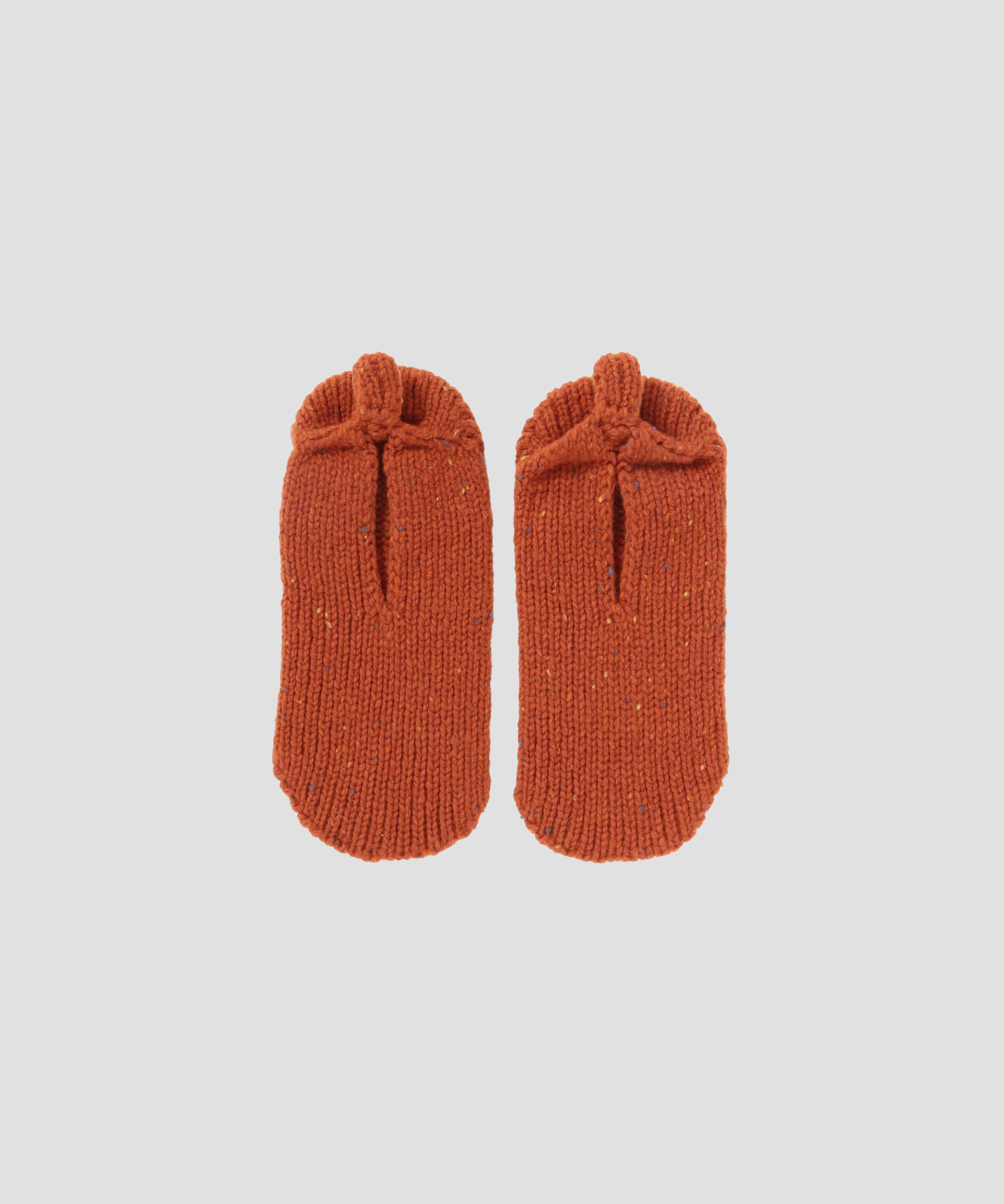 MARGARET HOWELL HOUSEHOLDGOODS「WOOL NEP YARN SOCKS」|ソックス|ORANGE