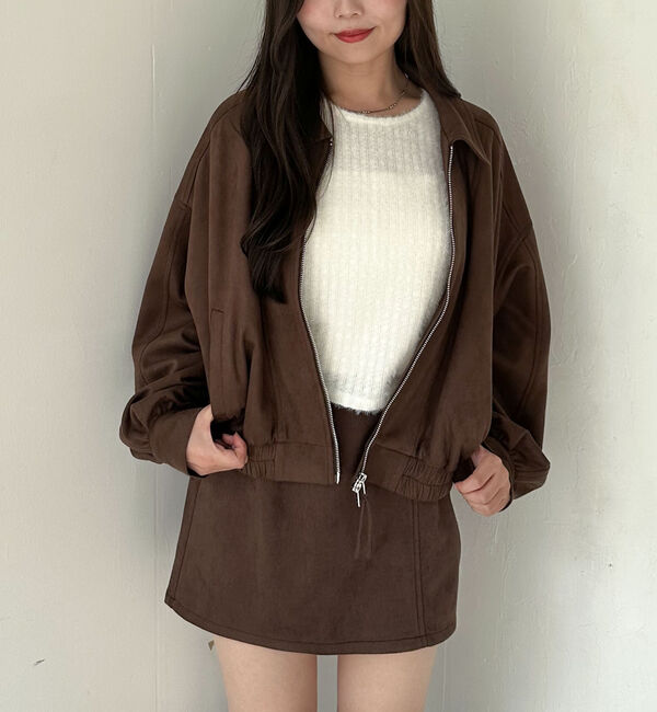 archives「【ＳＥＴＵＰ対応】スウェードブルゾン」|テーラードジャケット|