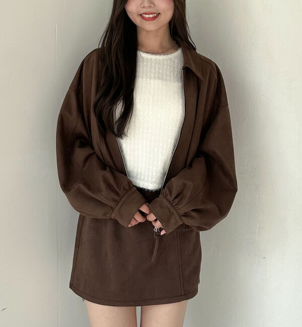 archives「【ＳＥＴＵＰ対応】スウェードブルゾン」|テーラードジャケット|