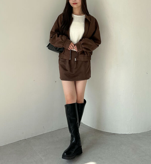 archives「【ＳＥＴＵＰ対応】スウェードブルゾン」|テーラードジャケット|