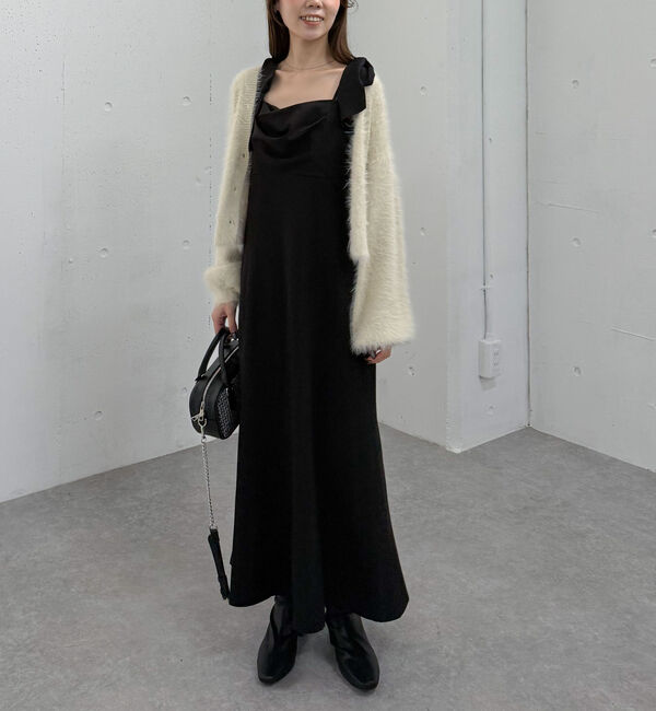 archives「２ｗａｙ肩リボンキャミワンピース」|ワンピース|BLACK