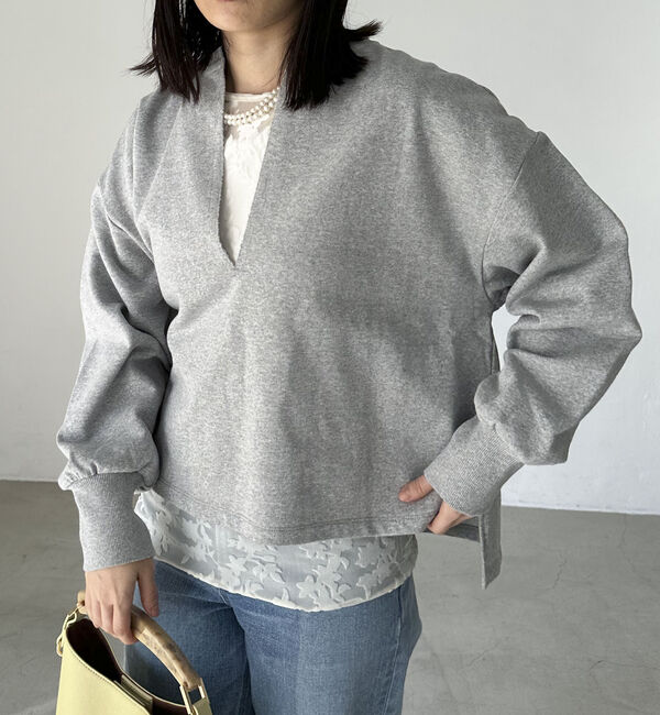 Doux archives「ＵＳコットンスキッパースウェット」|Tシャツ・カットソー|GRAY