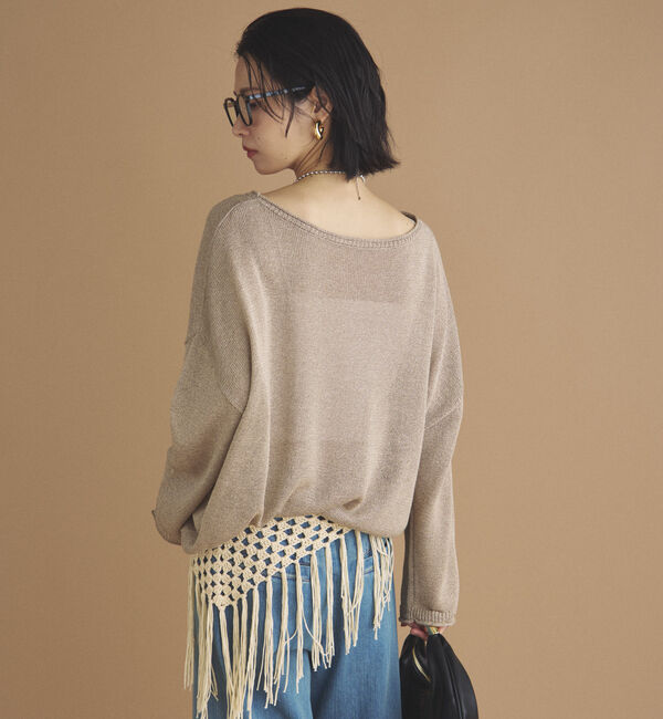 Doux archives「フリンジネットベルト」|ベルト|