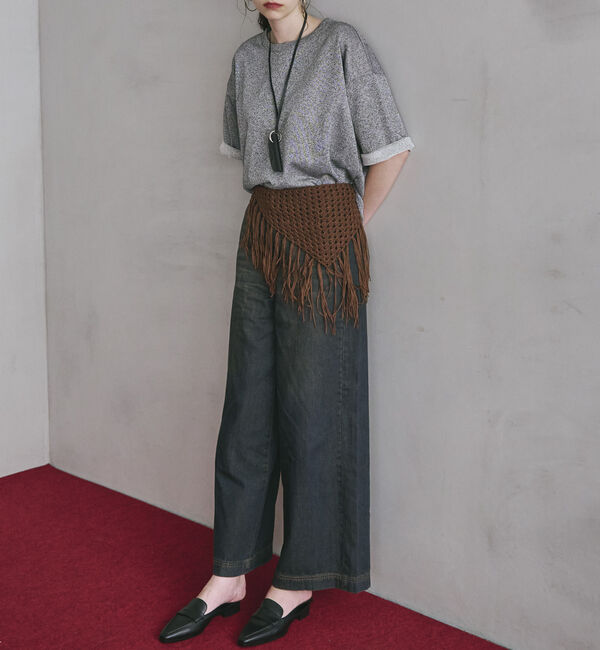 Doux archives「フリンジネットベルト」|ベルト|