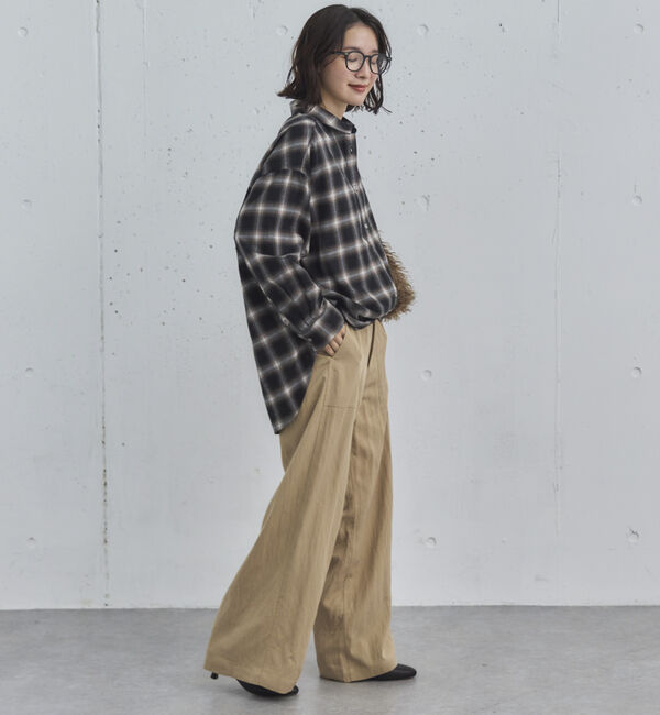 Doux archives「オンブレチェックシャツ」|シャツ・ブラウス|