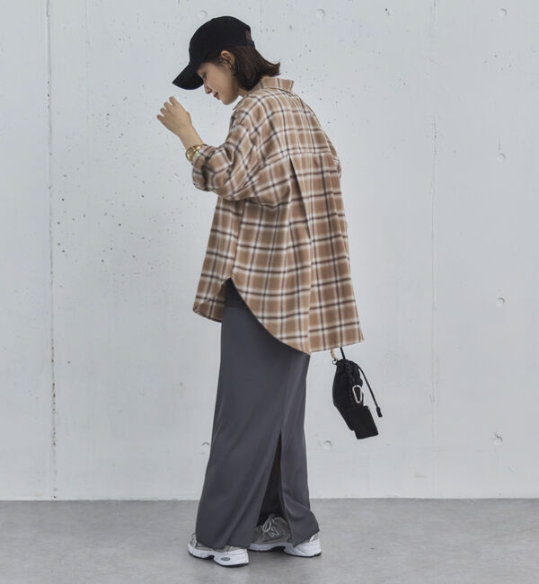 Doux archives「オンブレチェックシャツ」|シャツ・ブラウス|