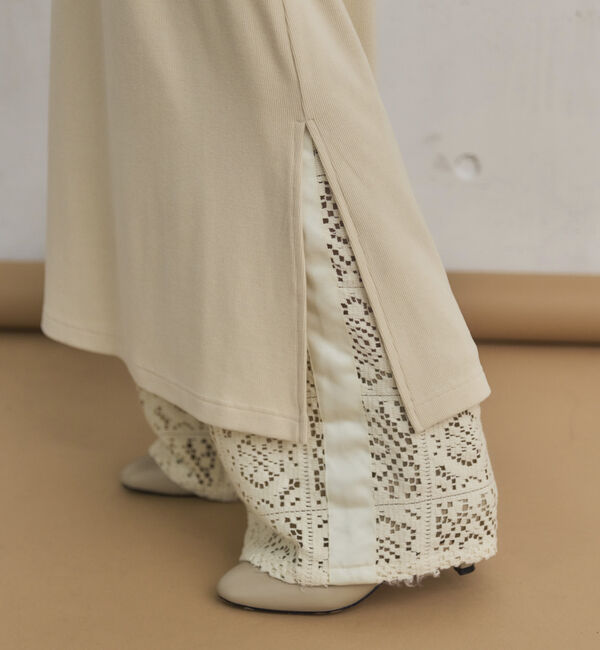 Doux archives「２ＷＡＹヘンリーネックリブワンピース」|ワンピース|