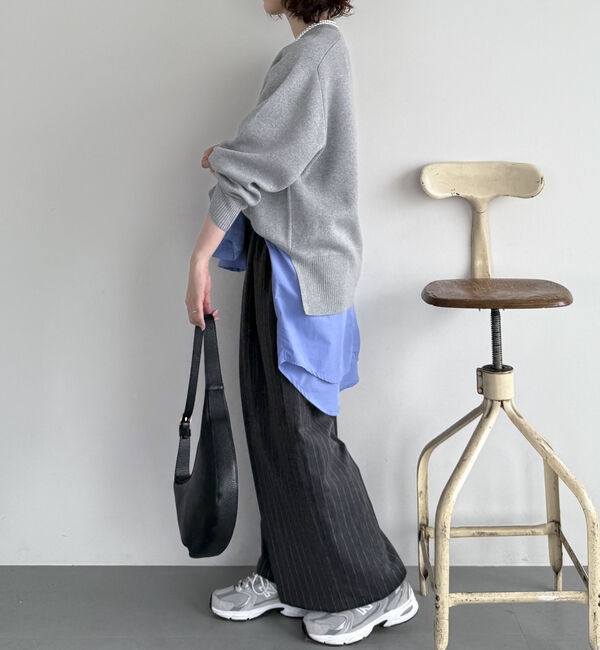 Doux archives「スウェットライクニットプルオーバー」|ニット・セーター|