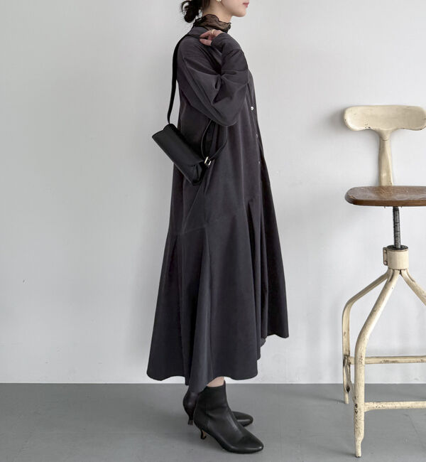 Doux archives「コーデュロイカラーレスワンピース」|ワンピース|