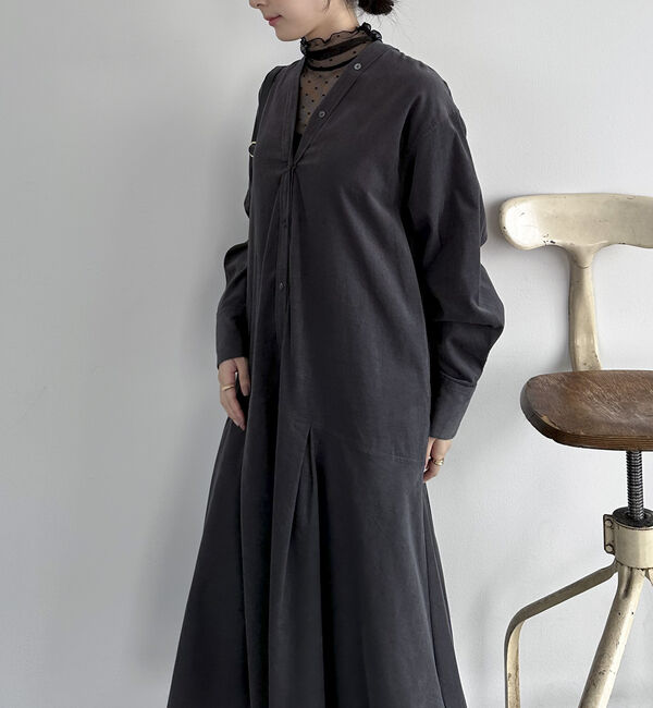 Doux archives「コーデュロイカラーレスワンピース」|ワンピース|