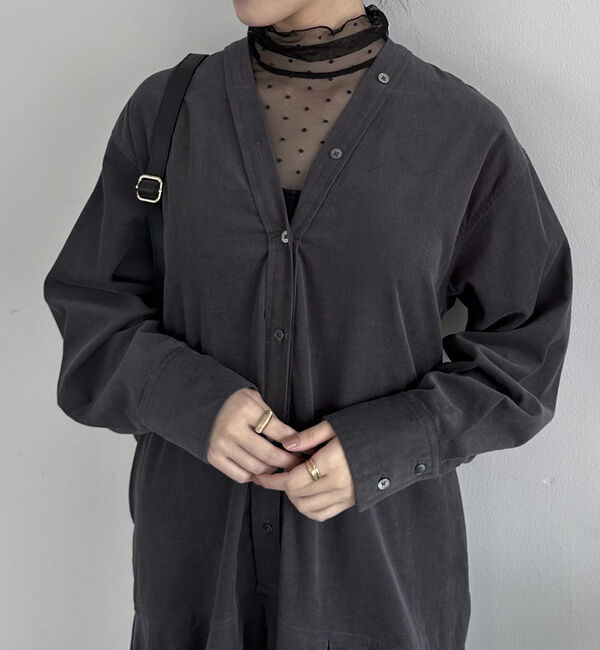 Doux archives「コーデュロイカラーレスワンピース」|ワンピース|