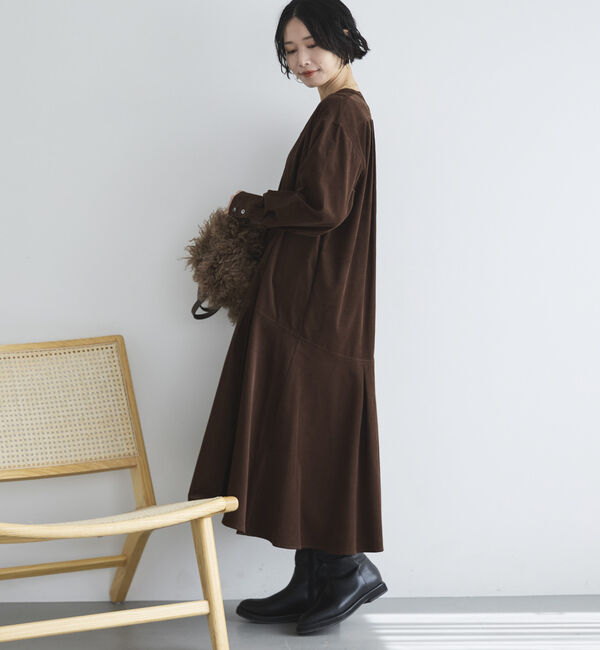 Doux archives「コーデュロイカラーレスワンピース」|ワンピース|