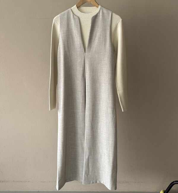 Doux archives「ニットＳＥＴジャンスカ」|ワンピース|GRAY