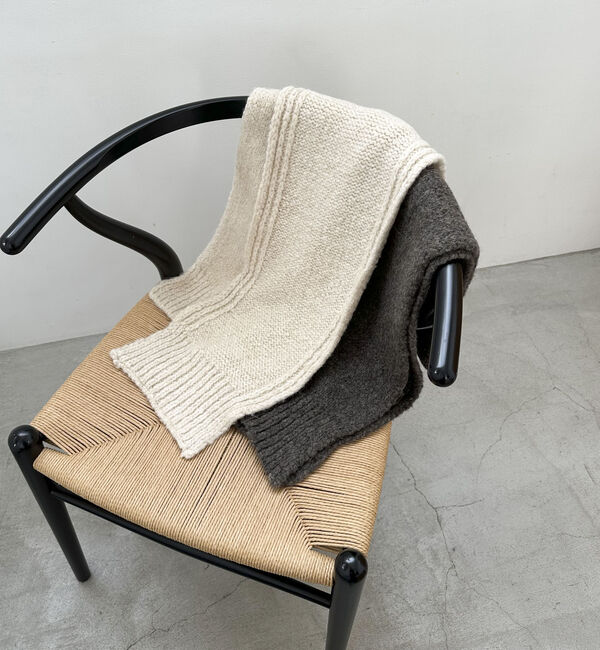 Doux archives「ＦＲＡＴＥＬＬＩ　ＴＡＬＬＩ　ニットマフラー」|バンダナ・スカーフ|IVORY