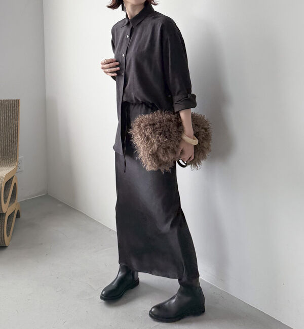 Doux archives「ヴィンテージサテン２ＷＡＹシャツ」|シャツ・ブラウス|