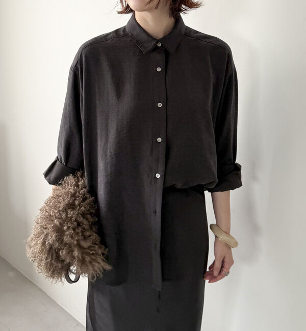 Doux archives「ヴィンテージサテン２ＷＡＹシャツ」|シャツ・ブラウス|