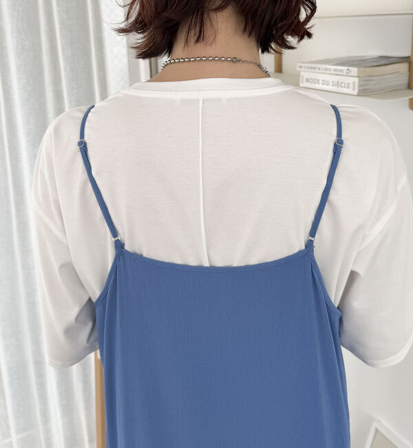 Doux archives「ニットＳＥＴティアードキャミワンピース」|ワンピース|