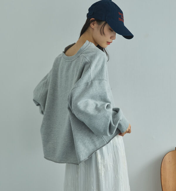 Doux archives「キーネックスウェットプルオーバー」|Tシャツ・カットソー|